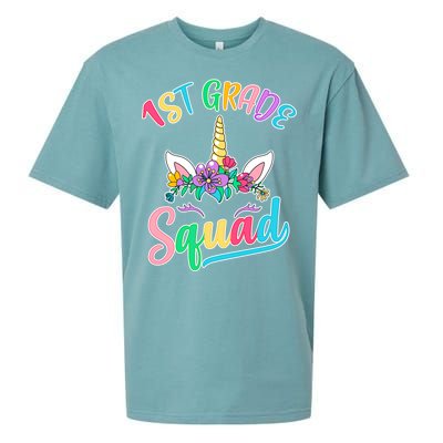 1st Grade Unicorn Squad Sueded Cloud Jersey T-Shirt