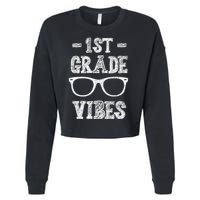 1st Grade Vibes Cropped Pullover Crew