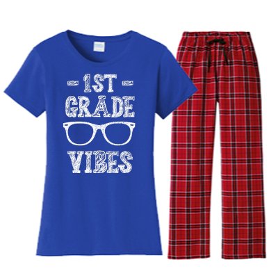 1st Grade Vibes Women's Flannel Pajama Set