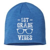 1st Grade Vibes Sustainable Beanie