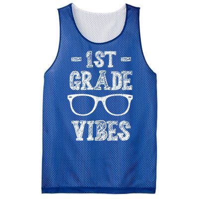 1st Grade Vibes Mesh Reversible Basketball Jersey Tank