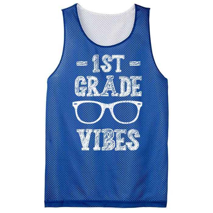 1st Grade Vibes Mesh Reversible Basketball Jersey Tank