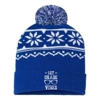 1st Grade Vibes USA-Made Snowflake Beanie