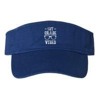 1st Grade Vibes Valucap Bio-Washed Visor