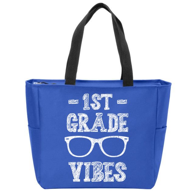 1st Grade Vibes Zip Tote Bag