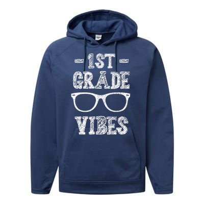 1st Grade Vibes Performance Fleece Hoodie