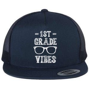 1st Grade Vibes Flat Bill Trucker Hat