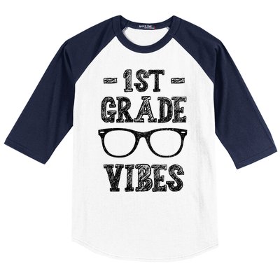 1st Grade Vibes Baseball Sleeve Shirt