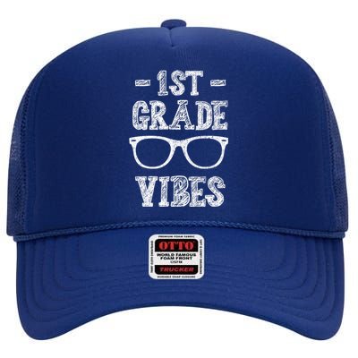 1st Grade Vibes High Crown Mesh Back Trucker Hat