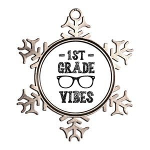 1st Grade Vibes Metallic Star Ornament