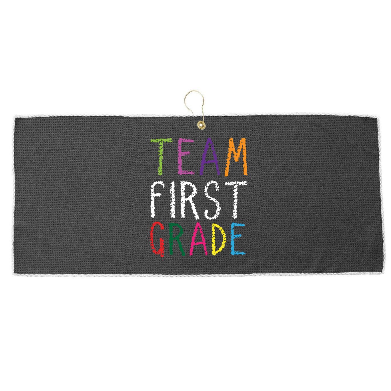 1st Team First Grade Large Microfiber Waffle Golf Towel