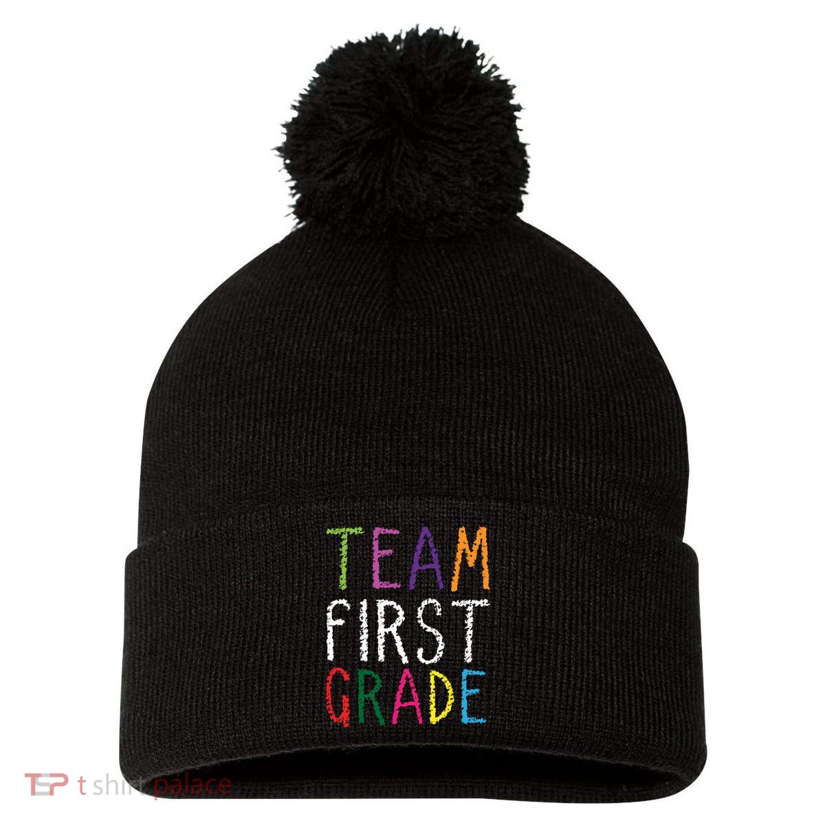 1st Team First Grade Pom Pom 12in Knit Beanie