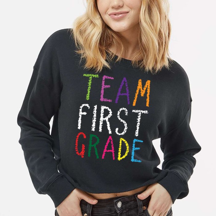 1st Team First Grade Cropped Pullover Crew