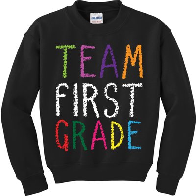 1st Team First Grade Kids Sweatshirt