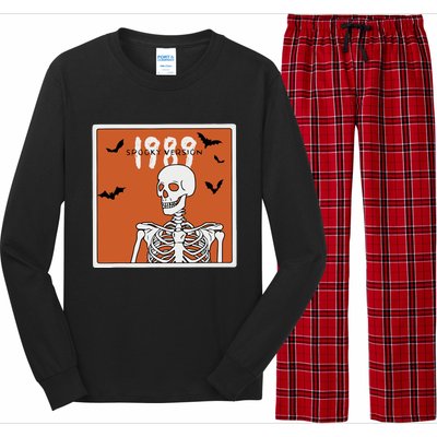 1989 Spooky Version Halloween Skeleton In My Spooky Era Long Sleeve Pajama Set