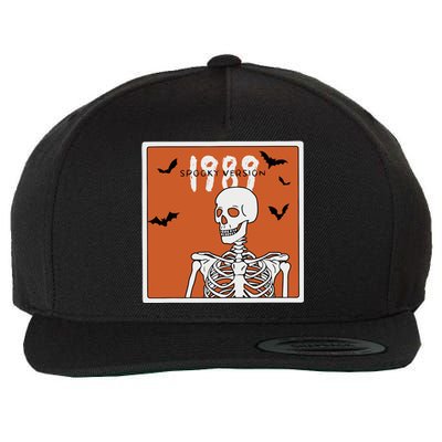 1989 Spooky Version Halloween Skeleton In My Spooky Era Wool Snapback Cap