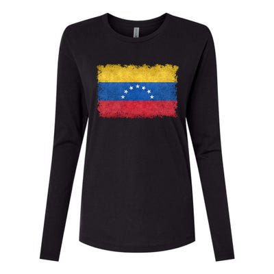 1930 To 1954 Seven Star Flag Of Venezuela Grungy Style Great Gift Womens Cotton Relaxed Long Sleeve T-Shirt