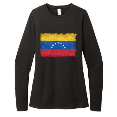 1930 To 1954 Seven Star Flag Of Venezuela Grungy Style Great Gift Womens CVC Long Sleeve Shirt