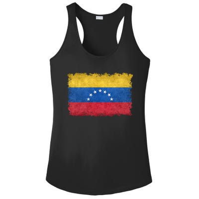 1930 To 1954 Seven Star Flag Of Venezuela Grungy Style Great Gift Ladies PosiCharge Competitor Racerback Tank