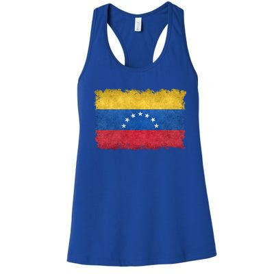 1930 To 1954 Seven Star Flag Of Venezuela Grungy Style Great Gift Women's Racerback Tank