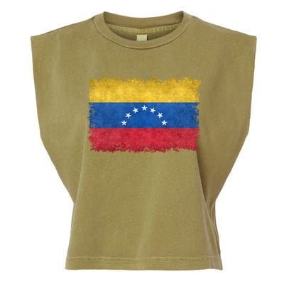 1930 To 1954 Seven Star Flag Of Venezuela Grungy Style Great Gift Garment-Dyed Women's Muscle Tee