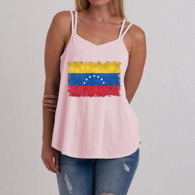 1930 To 1954 Seven Star Flag Of Venezuela Grungy Style Great Gift Women's Strappy Tank