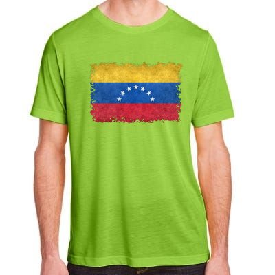 1930 To 1954 Seven Star Flag Of Venezuela Grungy Style Adult ChromaSoft Performance T-Shirt