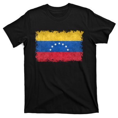 1930 To 1954 Seven Star Flag Of Venezuela Grungy Style T-Shirt