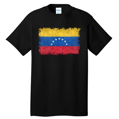 1930 To 1954 Seven Star Flag Of Venezuela Grungy Style Tall T-Shirt