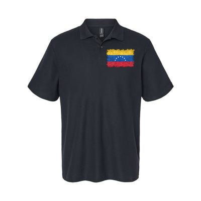 1930 To 1954 Seven Star Flag Of Venezuela Grungy Style Softstyle Adult Sport Polo