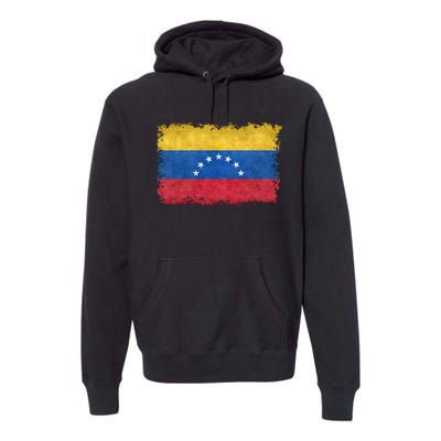 1930 To 1954 Seven Star Flag Of Venezuela Grungy Style Premium Hoodie