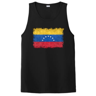 1930 To 1954 Seven Star Flag Of Venezuela Grungy Style PosiCharge Competitor Tank