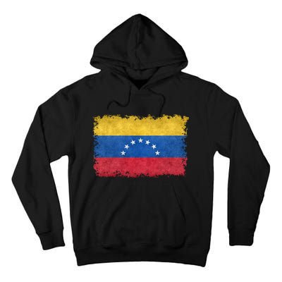 1930 To 1954 Seven Star Flag Of Venezuela Grungy Style Tall Hoodie