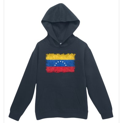 1930 To 1954 Seven Star Flag Of Venezuela Grungy Style Urban Pullover Hoodie