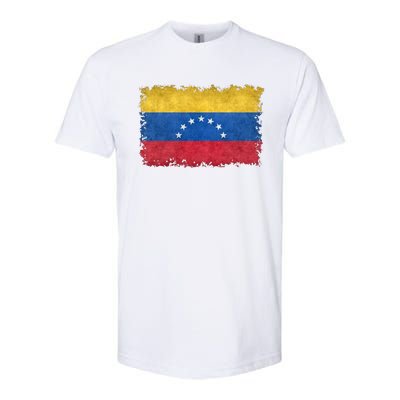 1930 To 1954 Seven Star Flag Of Venezuela Grungy Style Softstyle CVC T-Shirt