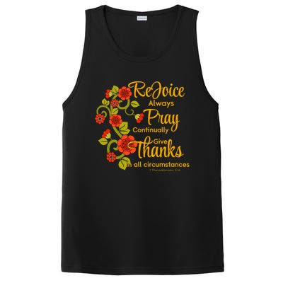 1 Thessalonians 5:1618 Rejoice Always Pray Give Thanks Gift PosiCharge Competitor Tank