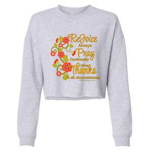 1 Thessalonians 5:1618 Rejoice Always Pray Give Thanks Gift Cropped Pullover Crew