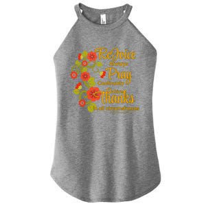 1 Thessalonians 5:1618 Rejoice Always Pray Give Thanks Gift Women's Perfect Tri Rocker Tank