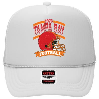 1976 Tampa Bay Football Team Supporter High Crown Mesh Back Trucker Hat