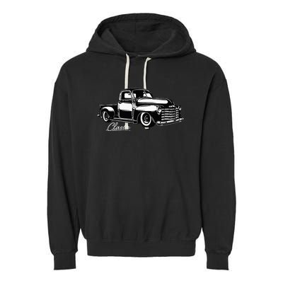 1950's Truck Classic design Garment-Dyed Fleece Hoodie