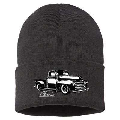 1950's Truck Classic design Sustainable Knit Beanie