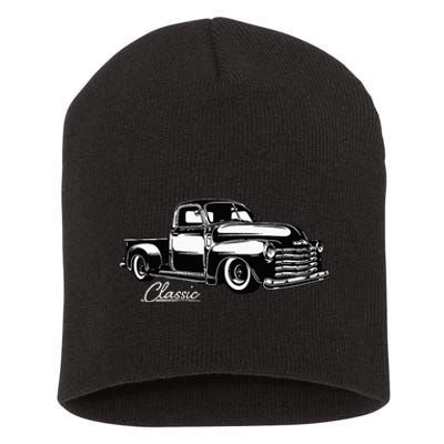 1950's Truck Classic design Short Acrylic Beanie