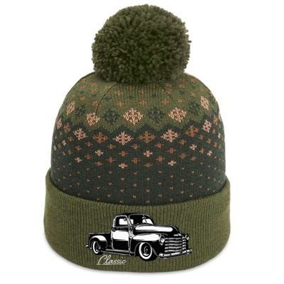 1950's Truck Classic design The Baniff Cuffed Pom Beanie