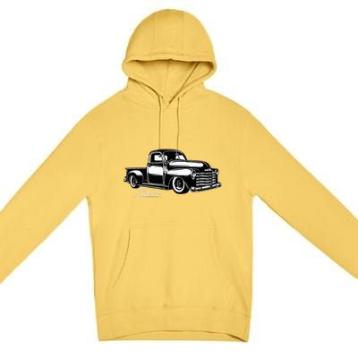 1950S Truck Classic Design Premium Pullover Hoodie