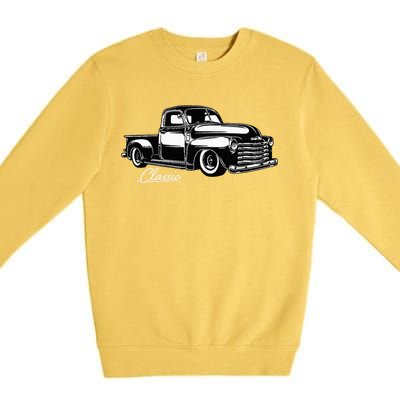 1950S Truck Classic Design Premium Crewneck Sweatshirt