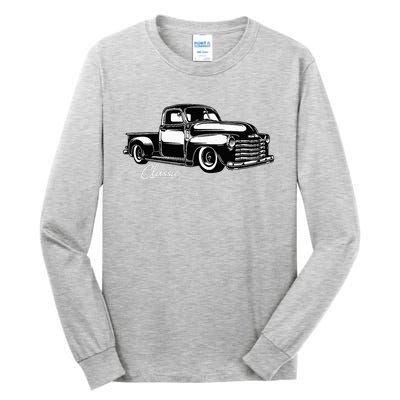 1950S Truck Classic Design Tall Long Sleeve T-Shirt