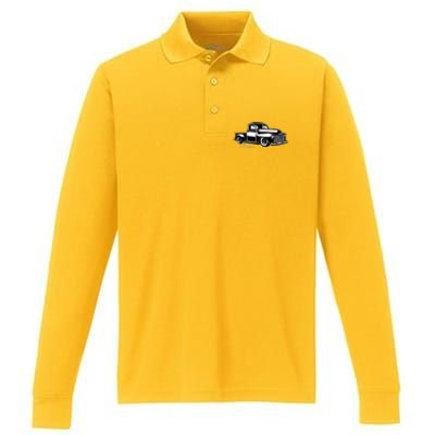 1950S Truck Classic Design Performance Long Sleeve Polo