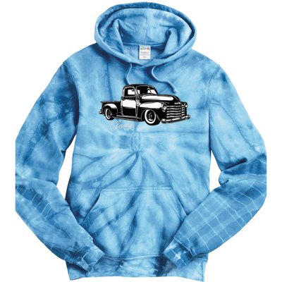 1950S Truck Classic Design Tie Dye Hoodie