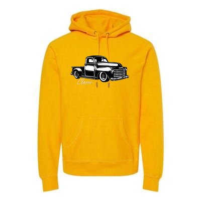 1950S Truck Classic Design Premium Hoodie