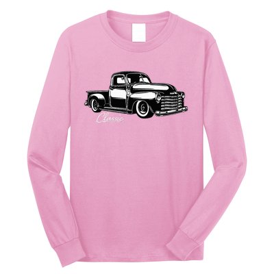 1950S Truck Classic Design Long Sleeve Shirt